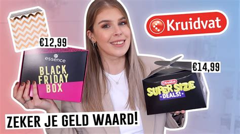 3x KRUIDVAT MYSTERY BOX BLACK FRIDAY UNBOXING.